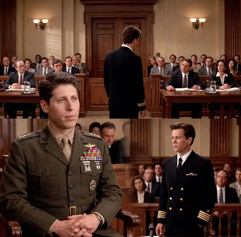 AI-generated image of Colonel Jessep