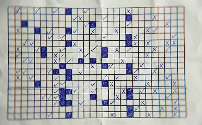 Dense checkbox matrix